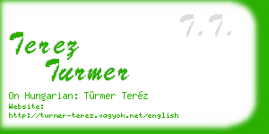 terez turmer business card